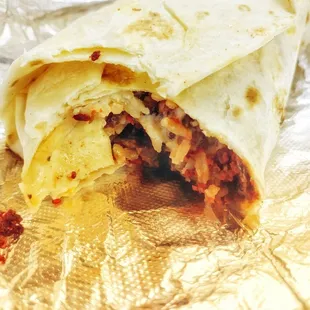 Steak &amp; Chorizo Burrito