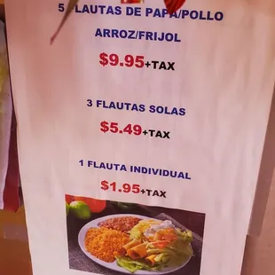 Flauta Specials (Dec.2020)