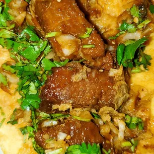 Carne in Mole Sauce Taco