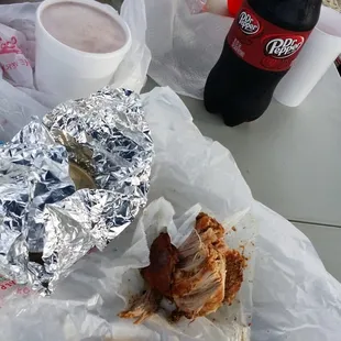 Our breakfast at the beach