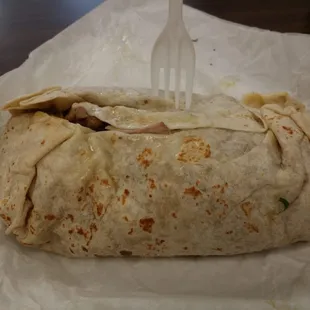 Carnitas behemoth!  I was kind of laughing as the woman folded this monster and it barely closed up.