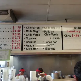 The menu is simple &amp; everything is made to perfection!