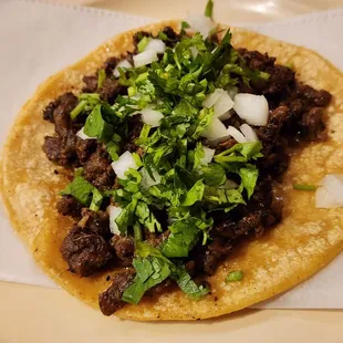 Steak taco