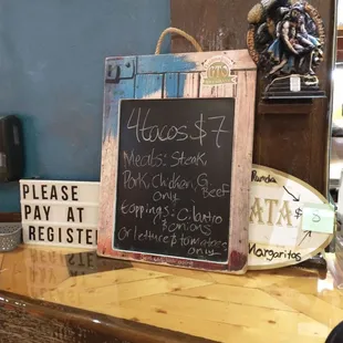 Thursday taco special!