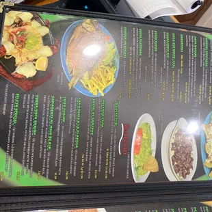 New updated menu