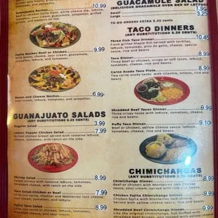 ramen and noodles, menu