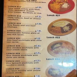 ramen and noodles, menu