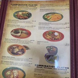 the menu