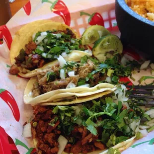 Discada , al pastor, &amp;&amp; carnitas!! So good!!!