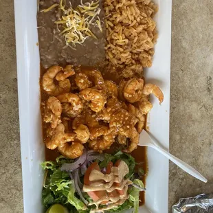 Shrimp Shrimp a la Diabla Combo