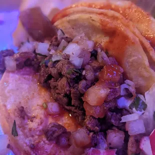 Taco Tuesday special , al pastor tacos