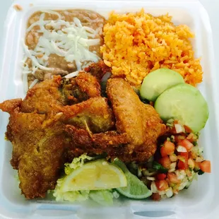 Fried chicken on point