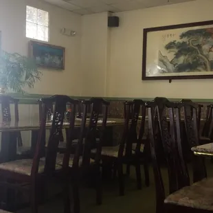 Inside restaurant