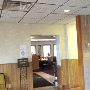 a waiting area