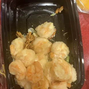 Shrimps smelled stingy.