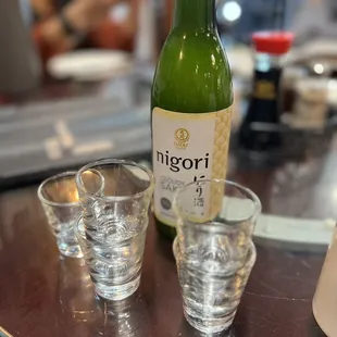 And we're back for more....Cold Unfiltered Sake!