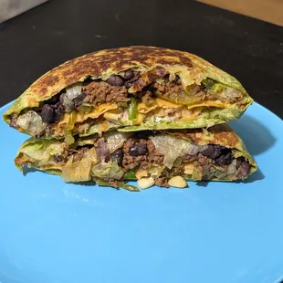 Crunch Wrap (Build Your Own) with plant based impossible meat .$14.95