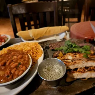  a variety of food items