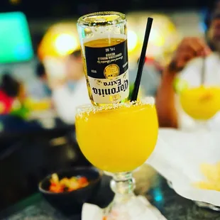 This is basically A double Margarita with A corona in it. One and done.