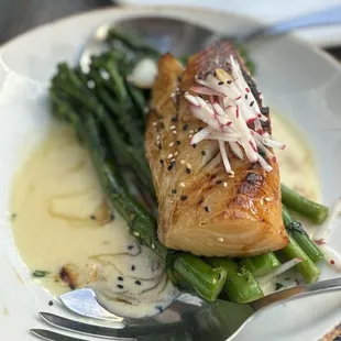 Black cod with Broccoli