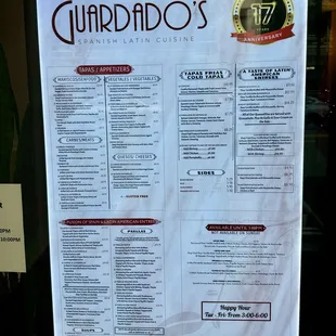 menu, sushi and sashimi