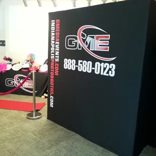 Our Photo Booth and Prop Table