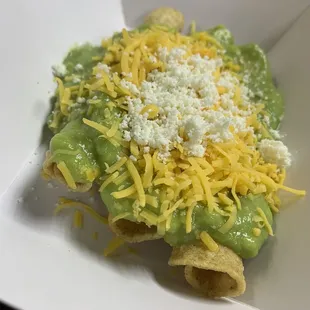 Chicken Rolled Tacos