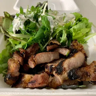 Smoked Pork Plate Lunch