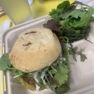 Falafel Sandwich Plate