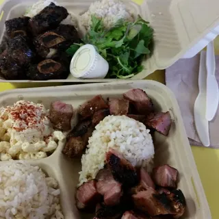 Smoked Pork Plate Lunch