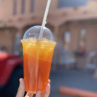 Lemonade made with raw sugar ! So tasty