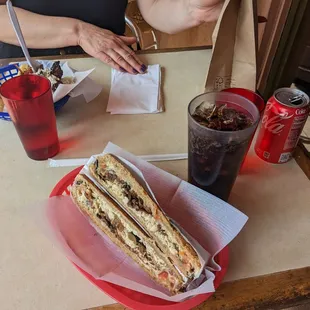 Guava Pollito sandwich.. sadly they were out of malta but as always the food was magic!