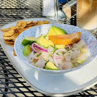 a plate of food on a table