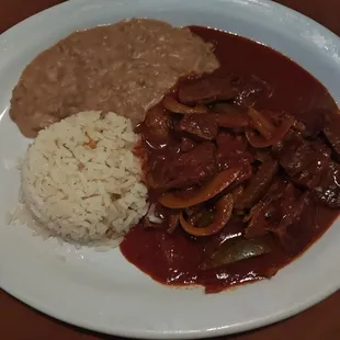 Carne en Chile Colorado