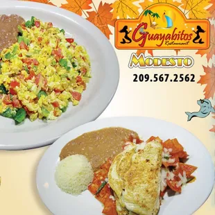 Eggs Mexican mix style