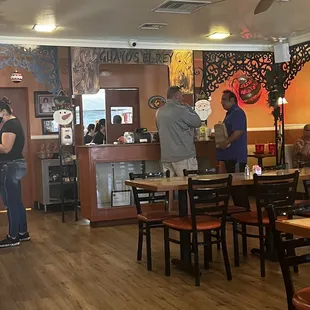 people in a restaurant