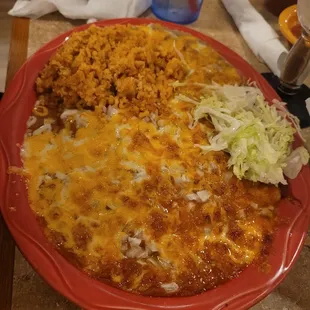 2 enchiladas