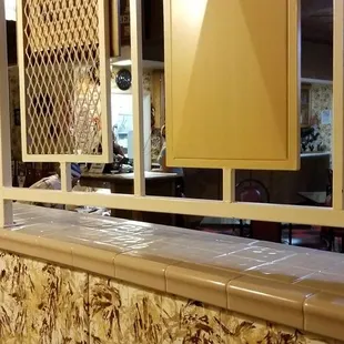 From the entrance door