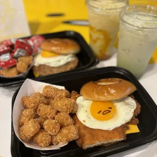 IG: vannieexplores   Matcha, mango milk, sausage, katsu, mango puff