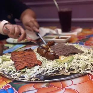 3 carnes- Tlayula Tlayuda Guelaguetza, if you want something unique, authentic, and out of this world!