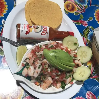 Tostada de Camarón