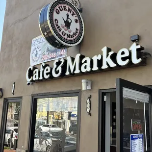 the outside of the building