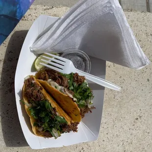 Birria tacos