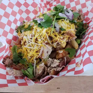 Crazy Fries with Shredded Pork.