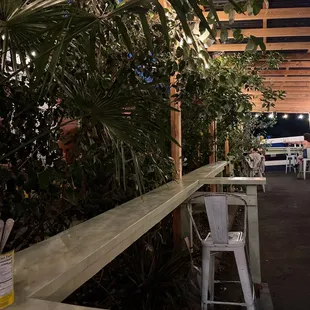 Outdoor seating area