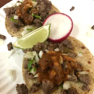 Carne asada tacos