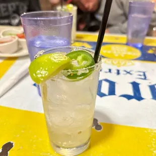 that&apos;s a baby Jalape-o Margarita