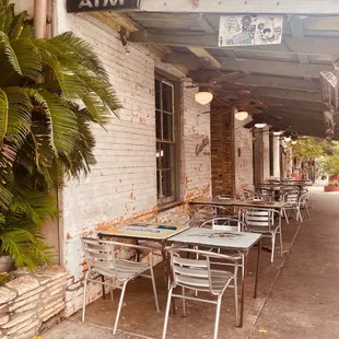 Outside seating