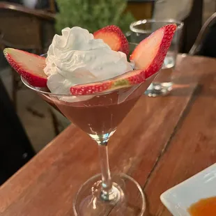 Dark chocolate mousse