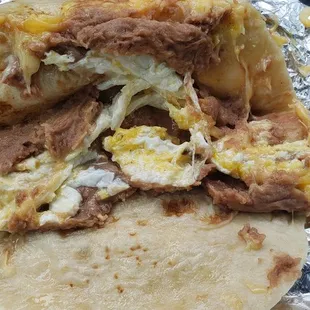 Bean egg cheese Taquito
